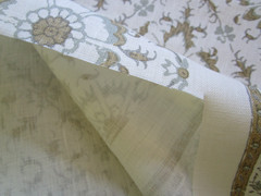 Namay Samay’s NILOFER 65″ Linen Print with 41″ long borders Leftover