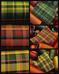 VW Westfalia Plaid Fabric Foam Backed T2 Bay 1968-79 Camper Upholstery 59″-150cm