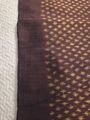 RARE! THAI SILK COMPANY 60’s 100% Silk Fabric Hand Dyed 40X38 Sewing/Craft-Read!