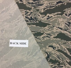 ABU TIGER STRIPE MILITARY CORDURA 500D NYLON WATERPROOF COATED DWR FABRIC 60″ W