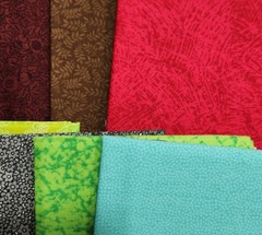 Blenders Fat Quarter Bundle 100% Quilt Cotton Fabrics Lot of 15