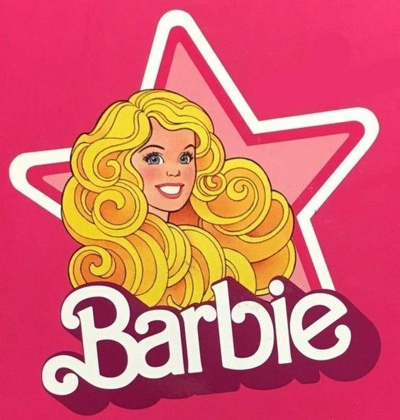 Retro 80’s Barbie in a Star 8×8 Pop Culture Craft and Quilt Cotton Fabric Block