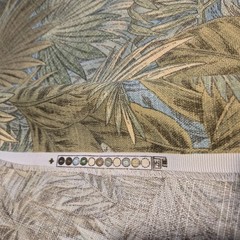 Tommy Bahama BAHAMIAN BREEZE Palms Outdoor Fabric 2 Yds X 55″ Blue Green READ