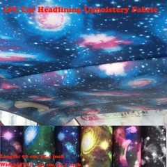 Car Headlining Fabric Star Pattern for Upholstery Auto Interior Home Decor DIY