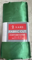 Lot Of 4 ~ 2 Yard Poly Cotton & Costume Satin Fabric Pre-Cut 72″ x 44″ NEW