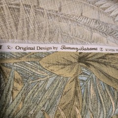 Tommy Bahama BAHAMIAN BREEZE Palms Outdoor Fabric 2 Yds X 55″ Blue Green READ