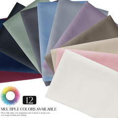 Tencel Cotton Fabric by the Yard, 1 Yard X 98 Inch Wide Dark Grey Cloth Fabric,