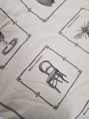 French General Fabric Linen Cotton Blend Maison de Garance 24″ X 26″ Sew PANEL