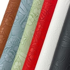 Embossed Faux Leather Sheets for Earrings Purses Making, 12 x 54 inch (32×137…