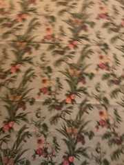 THIBAUT Screen Print Green Floral DuPont Teflon Soil Stain Repeller 2+Yds 54×78