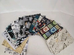 Over 18 Yards of Harry Potter Fabrics Flannel & Cotton Various Cuts FREE SHIP
