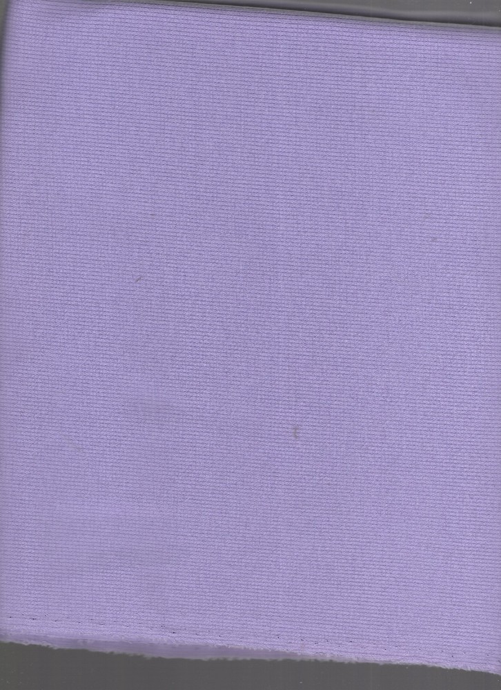 1 yard fabric ribbing lavendar purple 97% cotton 3% spandex 42″ wide