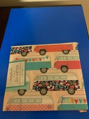 BRAND NEW CREATE IT 100% COTTON CAMPERS PRECUT SEWING AND CRAFT FABRIC 18″ X21″