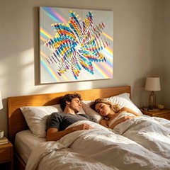 100 Pc Double-sided Rainbow Acrylic Sheets Mini Holographic Acrylic Blocks