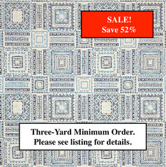 Sunbrella®️ Garza Indigo 145675-0002 Upholstery Furniture Fabric 54″ W SALE!