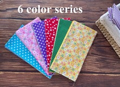 Jukway 42PCS Cotton Fabric Bundles, 10″x10″ Cotton Fabric Patchwork Squares F…