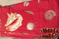Duralee Fabrics designed by Terry Kinsley ~Shells ~ approx 9.7 Yards x 54″