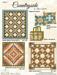 Wilmington Prints – Countryside – Repeating Border Stripe – Cream/Multi