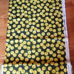 1/2 yd “SPORTS LIFE ” tennis ball fabric cotton print Robert Kaufman #19492