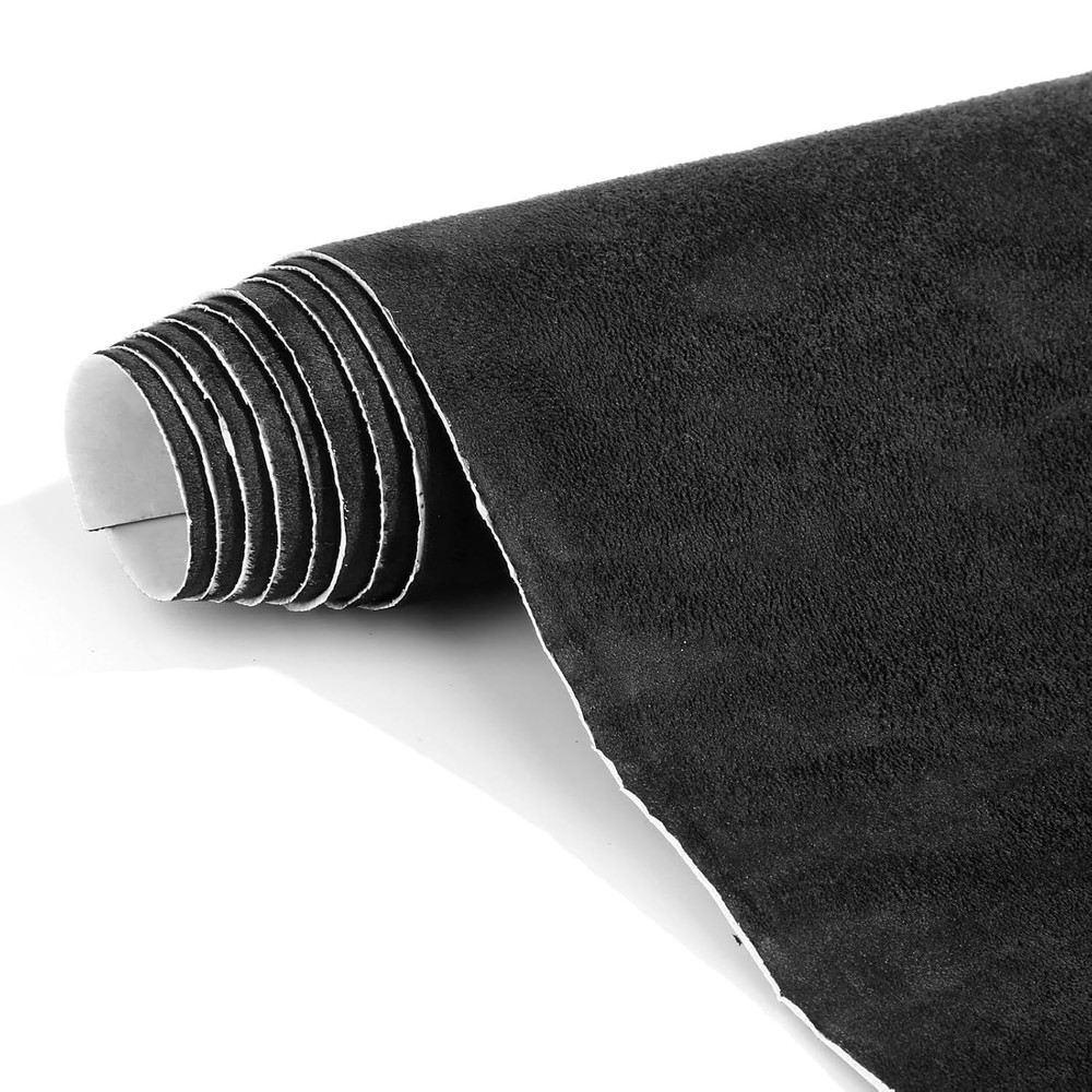 Self Adhesive Suede Wrap Car Interior 17in x 70in Dash Console Felt Fabric