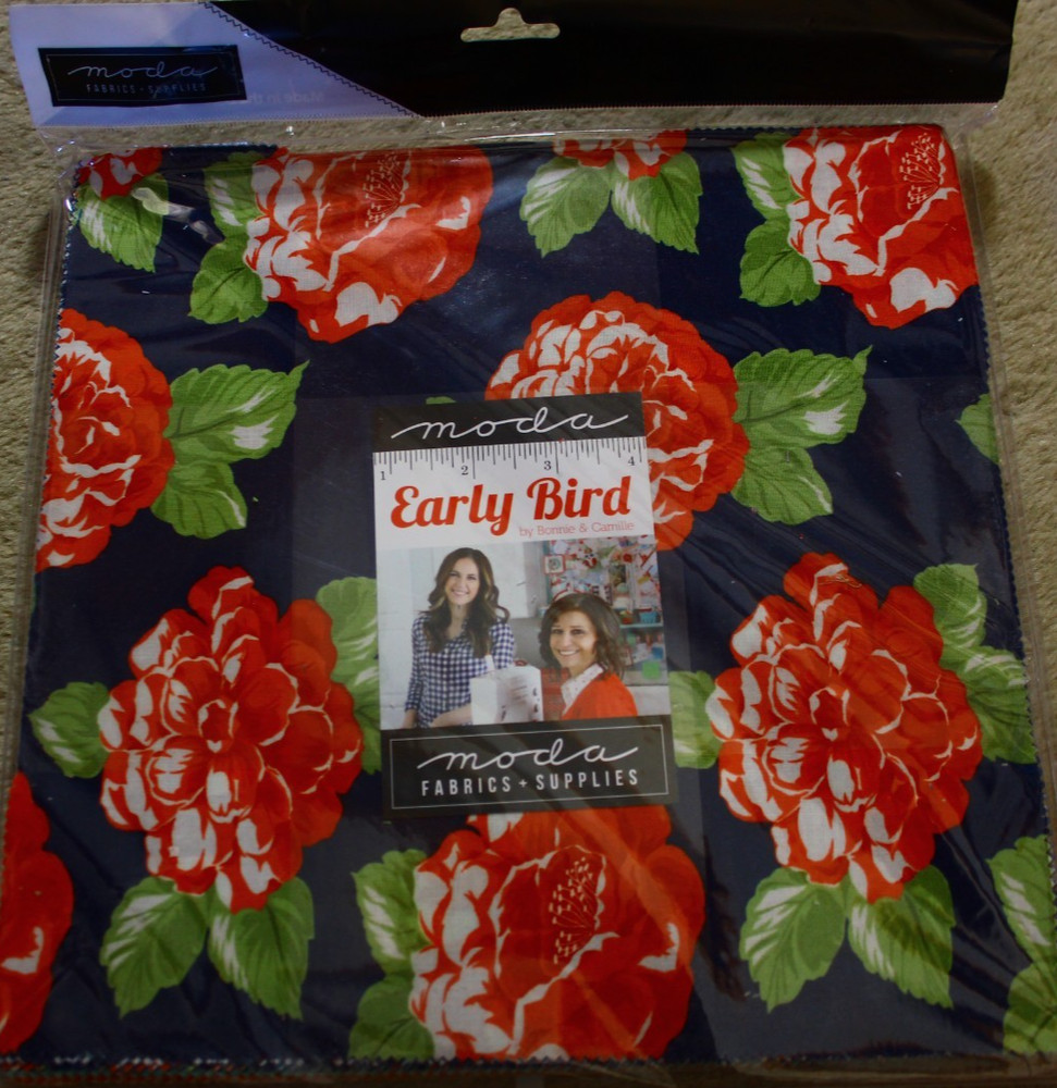 Early Bird by Bonnie & Camille for Moda Quilting Fabric Layer Cake 10″