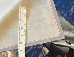 REMNANT: “Country, Duty” Air Force Jet BLOCK Panel ~ COTTON FABRIC Scap *FLAW*