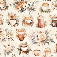 COFFEE TIME from Riley Blake Designs – #CD17130-CREAM
