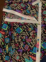 1.5 Yd x 68 Vintage 90’s Memphis Pattern Spandex Stretch Fabric