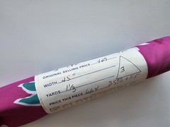 Polyester Nylon Acetate Fabric Lot Of 6 Pre-cut Sheets / Purple Red Fabric