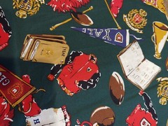 4.66 yards Hamil Textiles University Cheer Sports Craft Fabric 44″w