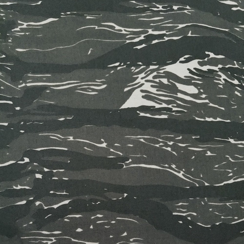 Fabric By The Yard – Gray Black Camouflage – 44” Wide – Cotton/synthetic blend