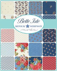 Belle Isle Moda Fat Eighths Bundle 100% Cotton 9″x22″ Precut Fabric
