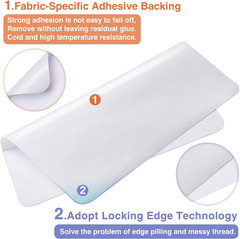 Gheeidau Canvas Repair Patch 9×11 Inch 3Pcs Waterproof Self-Adhesive Fabric Repa