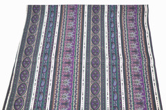 Rare Vintage Jinny Beyers Striped Border Quilt Fabric Print by RJR 2 Yards #1