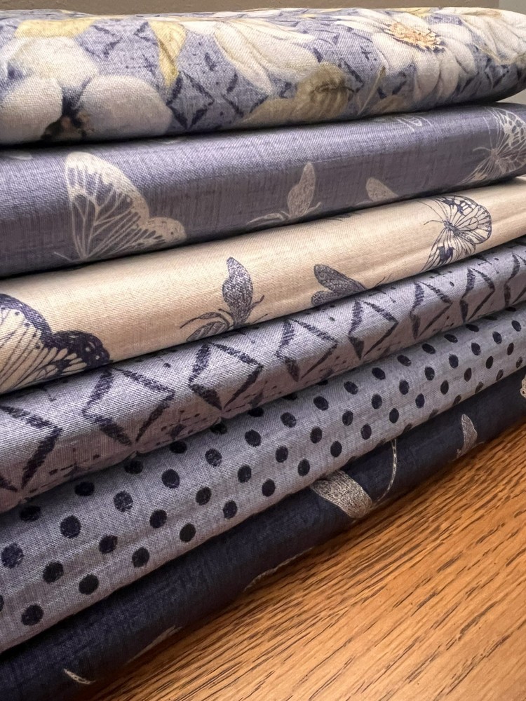 Indigo Nature by Wilmington Prints. Bundle of 12 yards.