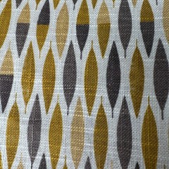Upholstery Fabric, Retro Leaf Geometric, Teardrop Weave(4 Styles) – By the Yard
