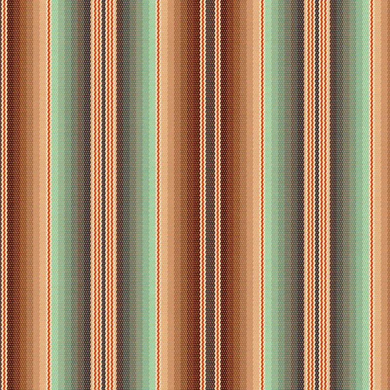 PAINTBRUSH STUDIO – Spirit of Serape by PBS Fabrics – Mint/Brown 1/4yd