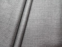 Upholstery Fabric – Resists Stains Yarn Dyed Basketweave Solid – Silver Grey