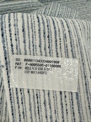 Thibaut INDOOR OUTDOOR Performance Stripe Fabric- Zia Stripe / Sky 5.2 yds