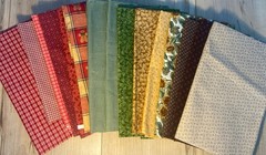 Lot of 15 – 1/2 Yd Pieces Of Vintage Quilting Fabric
