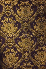 Chenille Renaissance damask Decor Upholstery, Sold By the Yard/sample 58″ wide