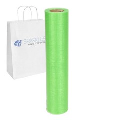 Apple Green 11″ x 28 Yards Organza Fabric Spool Roll Wedding Party Decor Bow zq