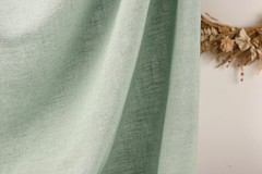 Heavy Slub Linen Blend Fabric, Rayon Blend for Boho Dresses, Curtains, 51-53″
