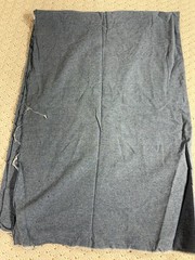 Vintage Lightweight Indigo Cotton Chambray Denim 76” X 56” 2 Yds Medium Blue
