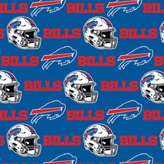 Buffalo Bills NFL AFC East Cotton Fabric
