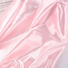 Shiny Faux Silk Satin Striped Fabric High Quality for Craft Cloth Cheongsam Sew
