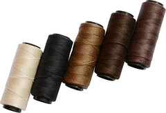 5 Rolls Sewing Threads Weaving Threads Using for Hand Sewing Hair Weft Hair Exte