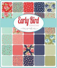 Early Bird by Bonnie & Camille for Moda Quilting Fabric Layer Cake 10″