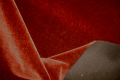 3.47 yds Fil Doux Plush MOHAIR Velvet Fabric M0809 Ruby Wine Upholstery 125″ BTP