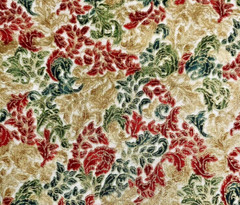 HOLIDAY LEAVES Christmas Floral Gold Accents by SRK 3694-223 Rober Kaufman BTFE